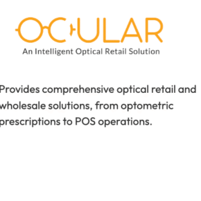 Provides comprehensive optical retail and wholesale solutions, from optometric prescriptions to POS operations.