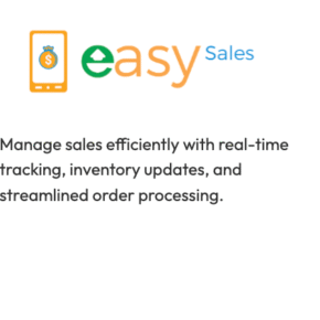 Manage sales efficiently with real-time tracking, inventory updates, and streamlined order processing.