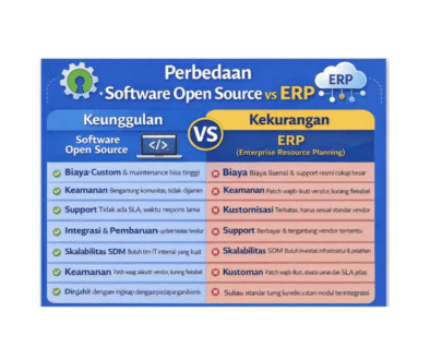 Software open source vs ERP