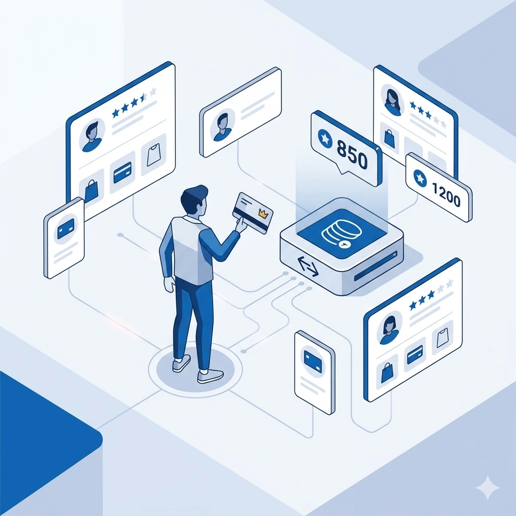 Ilustrasi CRM dan loyalitas pelanggan retail SAP Business One